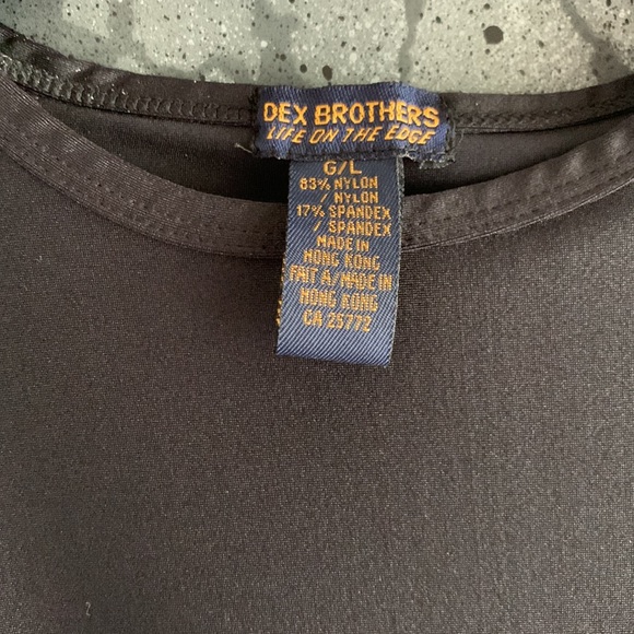 new DEX BROs BODYSUIT NYLON SPANDEX size LARGE - Picture 4 of 6
